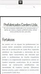 Mobile Screenshot of prefabricadoscorderocr.com